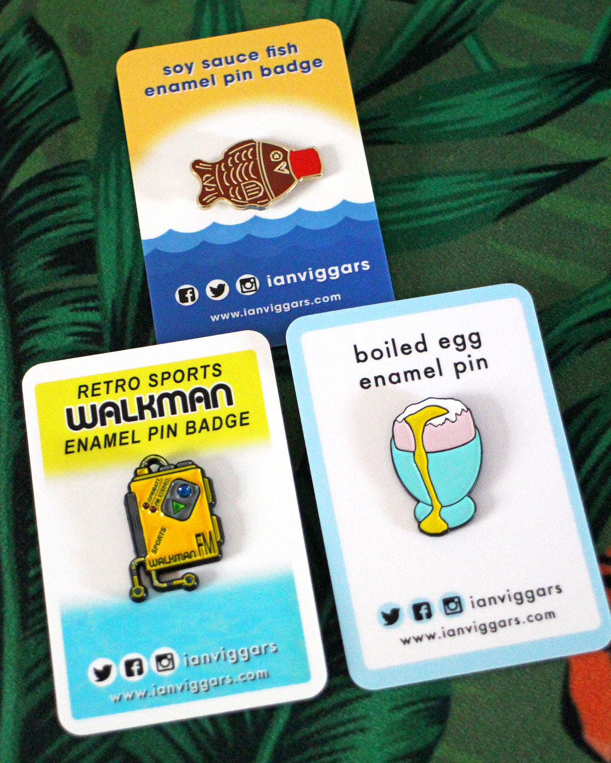 Egg Enamel Pin Badge 30mm