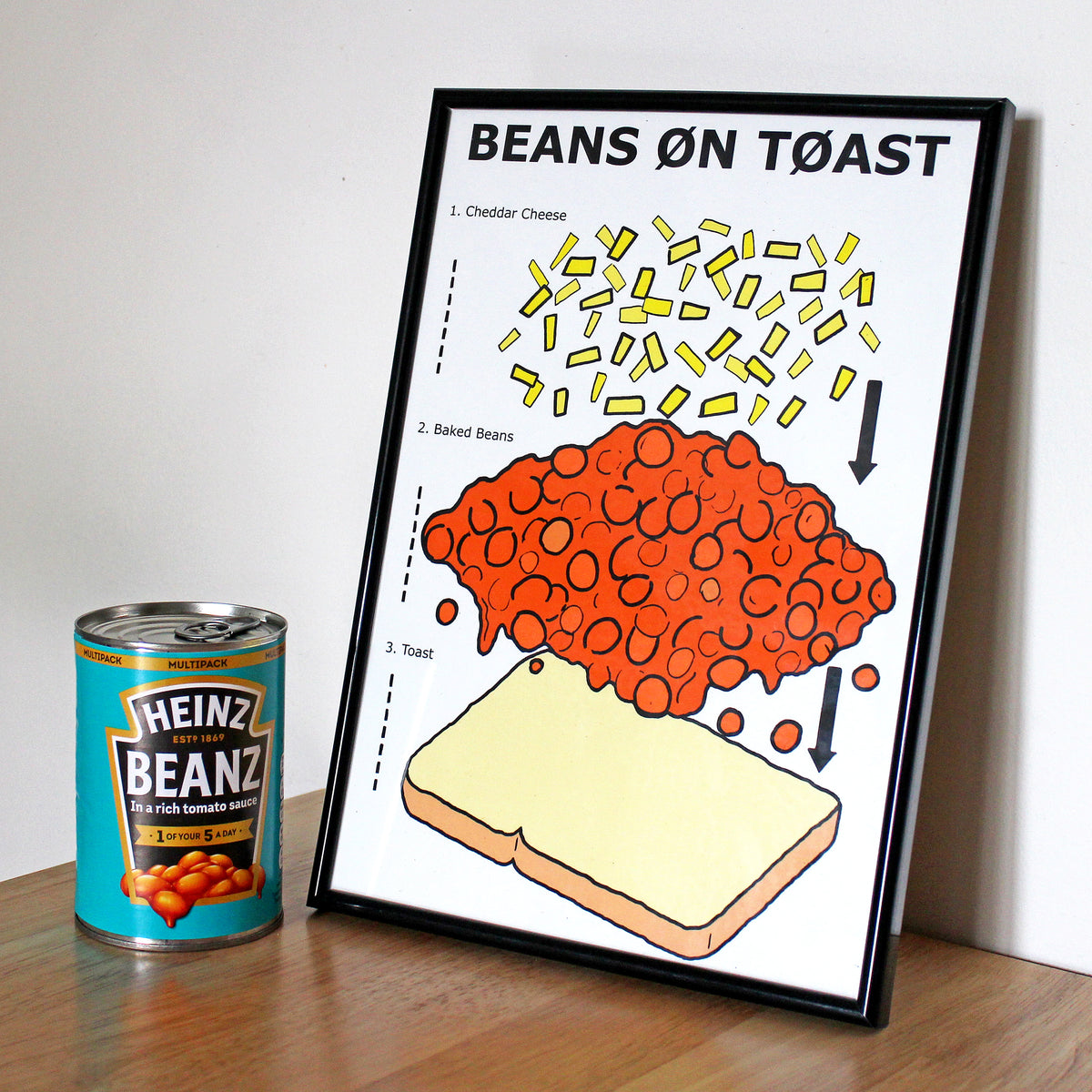 Beans On Toast Art Print - Limited Edition of 10