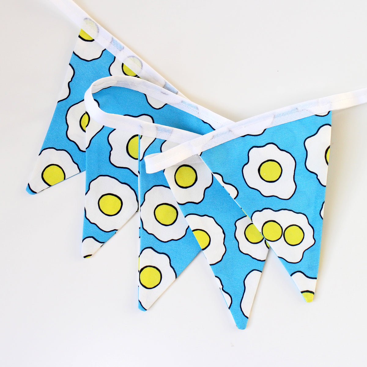 Fried Egg Bunting Decorative Flags, Last One Left
