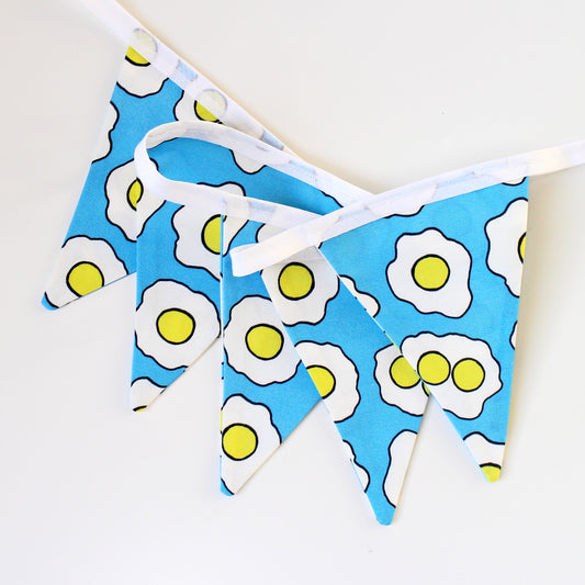 Fried Egg Bunting Decorative Flags, Last One Left