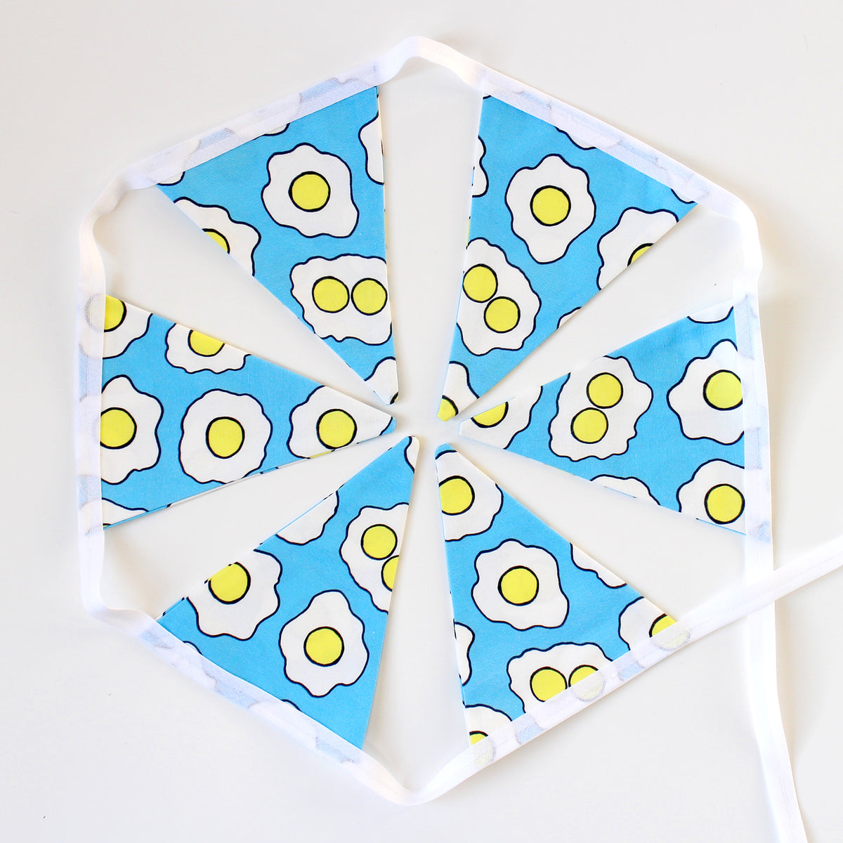Fried Egg Bunting Decorative Flags, Last One Left