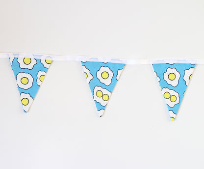 Fried Egg Bunting Decorative Flags, Last One Left
