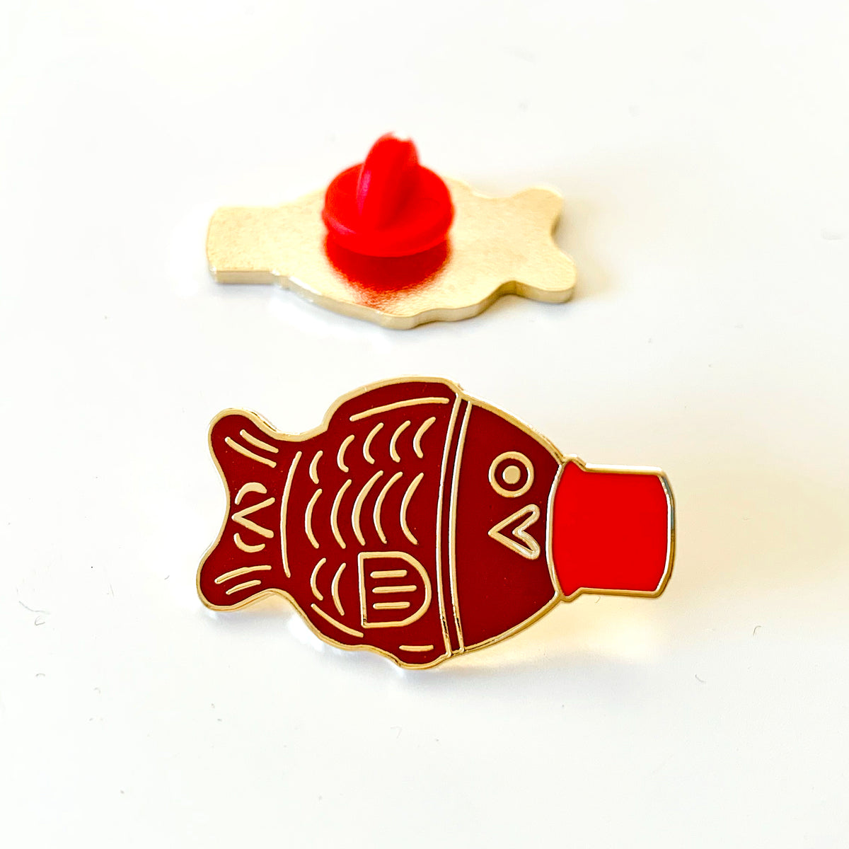 Soy Sauce Fish Enamel Pin Badge 31mm