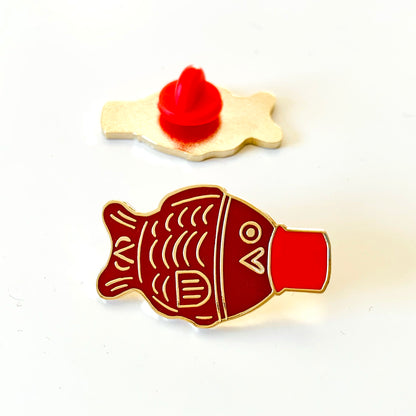 Soy Sauce Fish Enamel Pin Badge 31mm