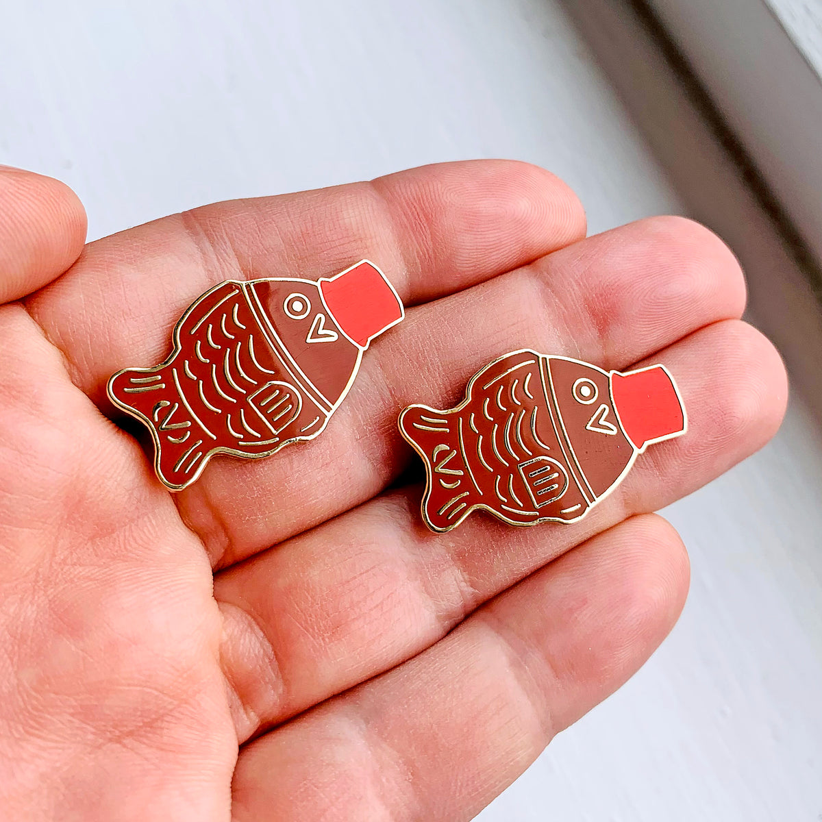Soy Sauce Fish Enamel Pin Badge 31mm