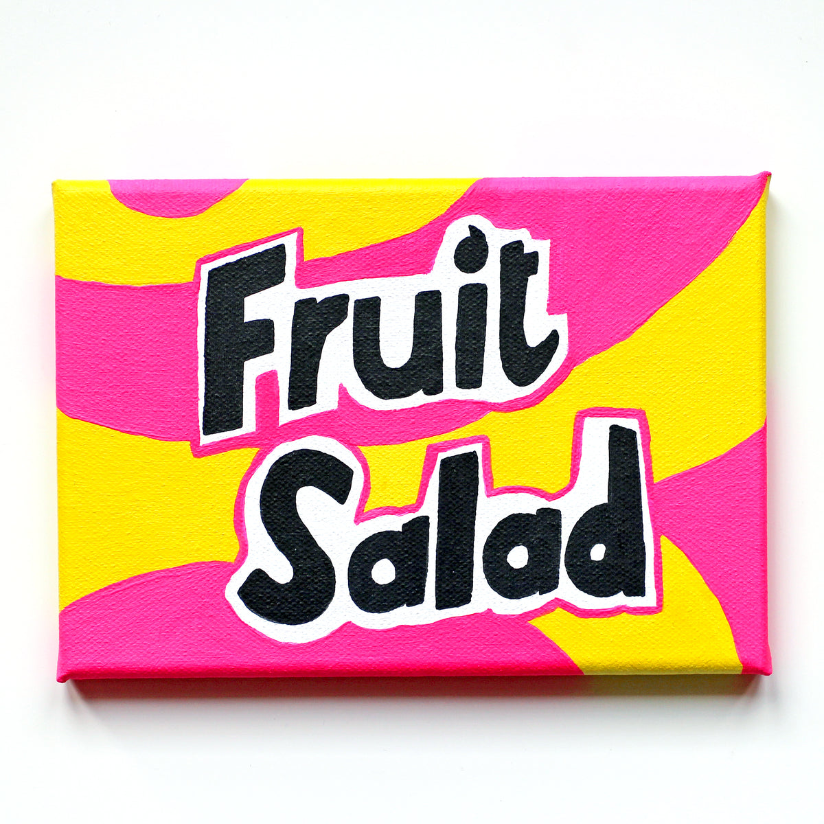Fruit Salad Retro Sweets Pop Art Painting on Canvas