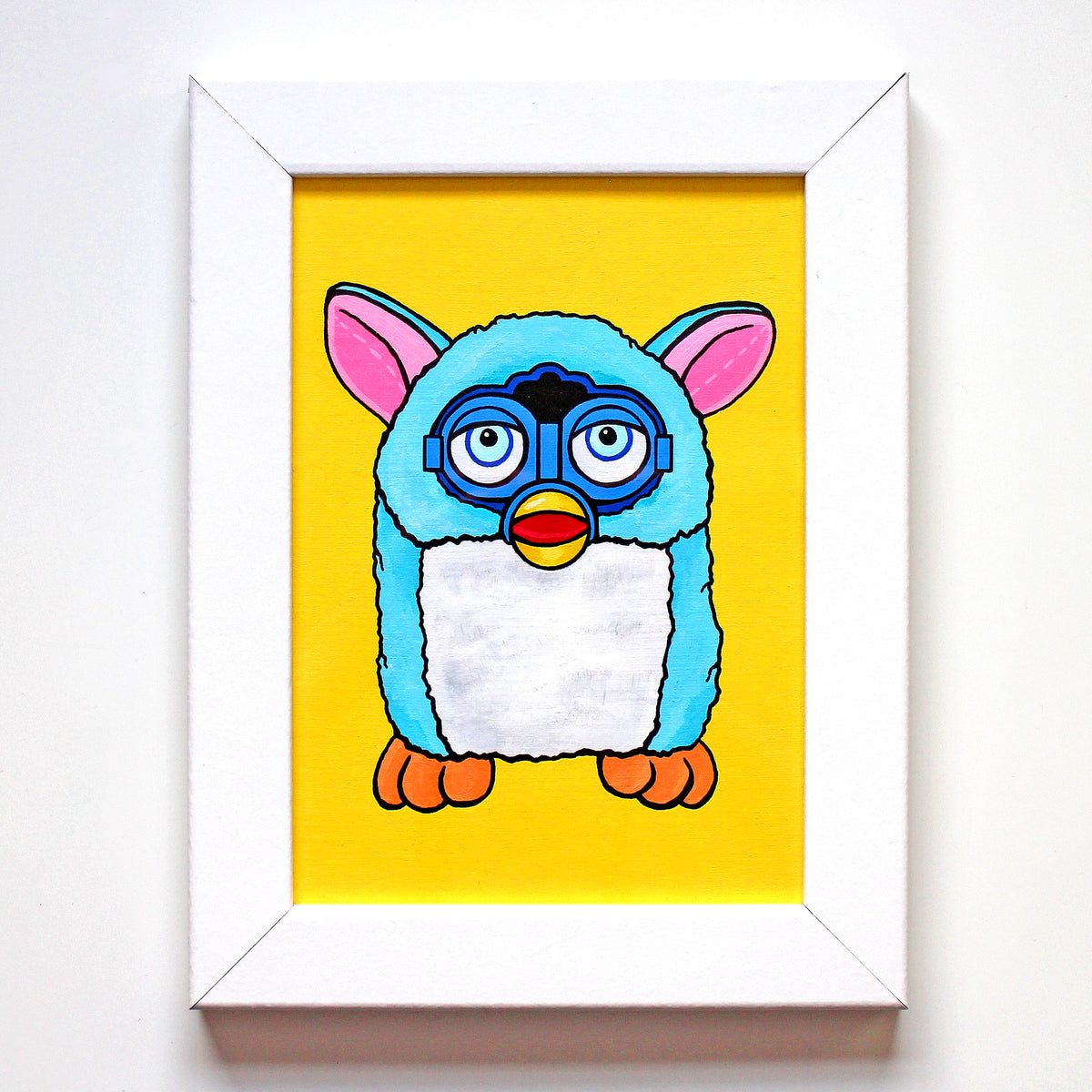 Furby Toy Pop Art Painting on A5 Paper