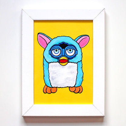 Furby Toy Pop Art Painting on A5 Paper