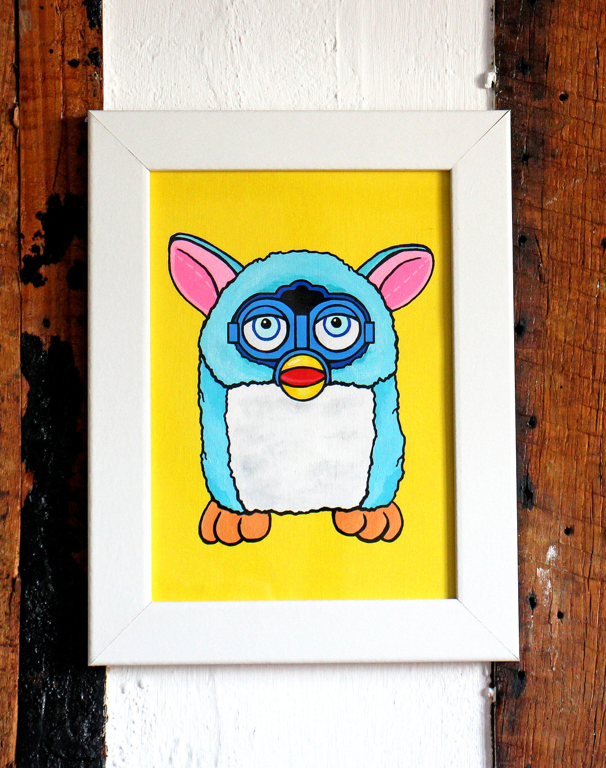 Furby Toy Pop Art Painting on A5 Paper