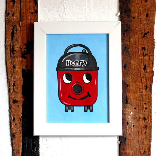 Henry Hoover Pop Art Painting on A5 Paper