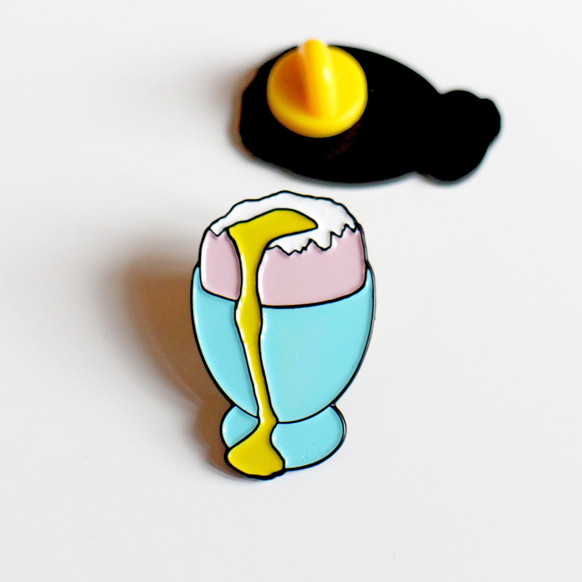 Egg Enamel Pin Badge 30mm