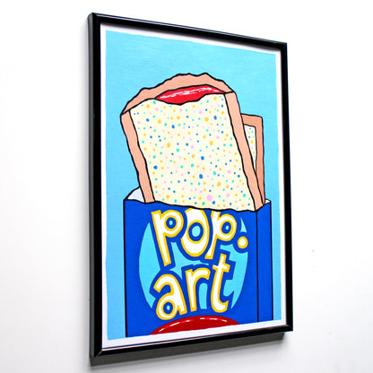 Pop Art Pop Tart Painting On A4 Paper
