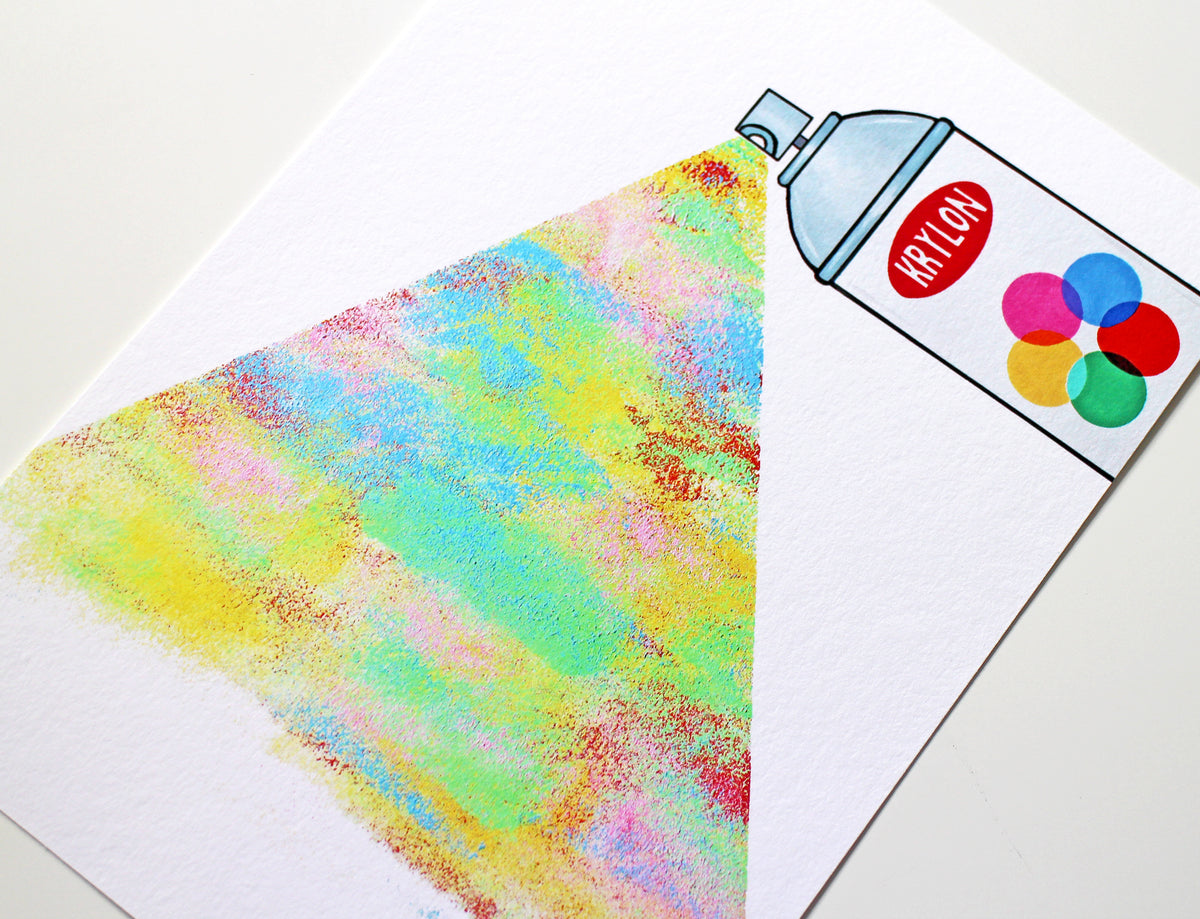Graffiti Spray Can Street Art Print - Two Sizes Available
