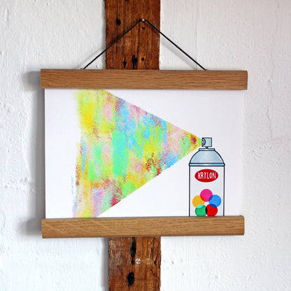 Graffiti Spray Can Street Art Print - Two Sizes Available