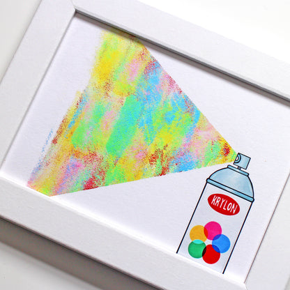 Graffiti Spray Can Street Art Print - Two Sizes Available