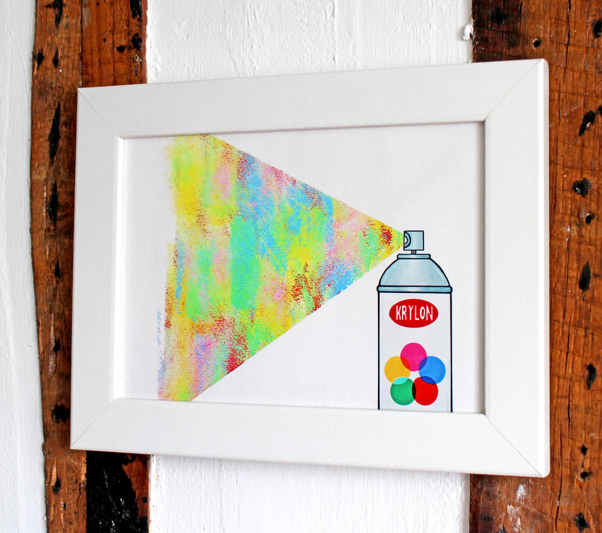 Graffiti Spray Can Street Art Print - Two Sizes Available