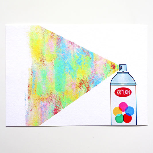 Graffiti Spray Can Street Art Print - Two Sizes Available