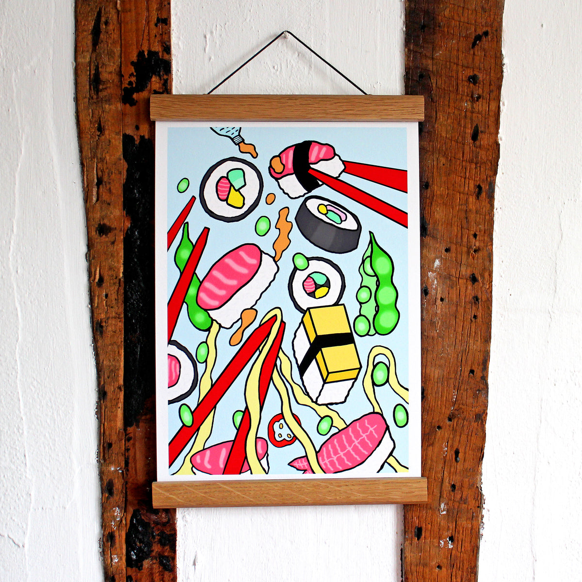 Sushi Japanese Food Art Print - Limited Edition of 10