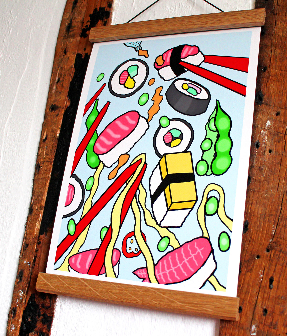 Sushi Japanese Food Art Print - Limited Edition of 10