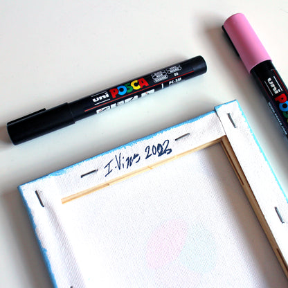 Sushi Roll Maki Pop Art Painting On Miniature Canvas