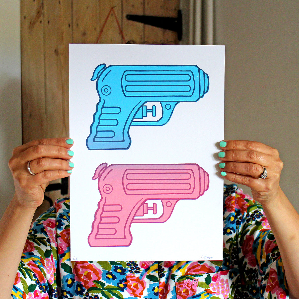 Water Pistols Screen Print, Limited to 11