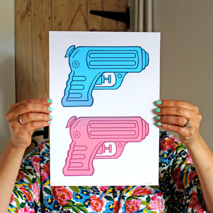 Water Pistols Screen Print, Limited to 11