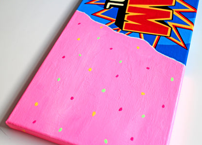 Wham Bar Retro Sweets Pop Art Painting on Canvas