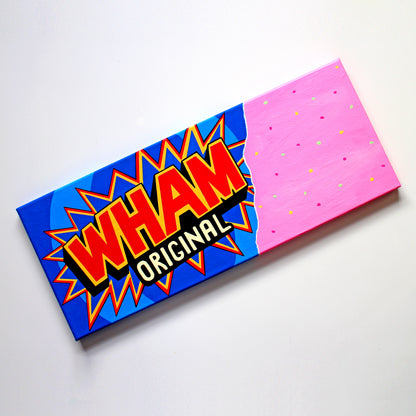 Wham Bar Retro Sweets Pop Art Painting on Canvas