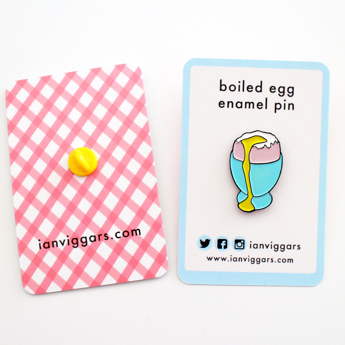 Egg Enamel Pin Badge 30mm